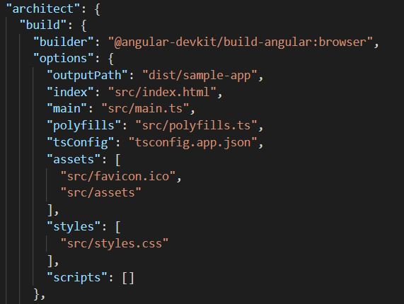 Angular.json Build Configuration