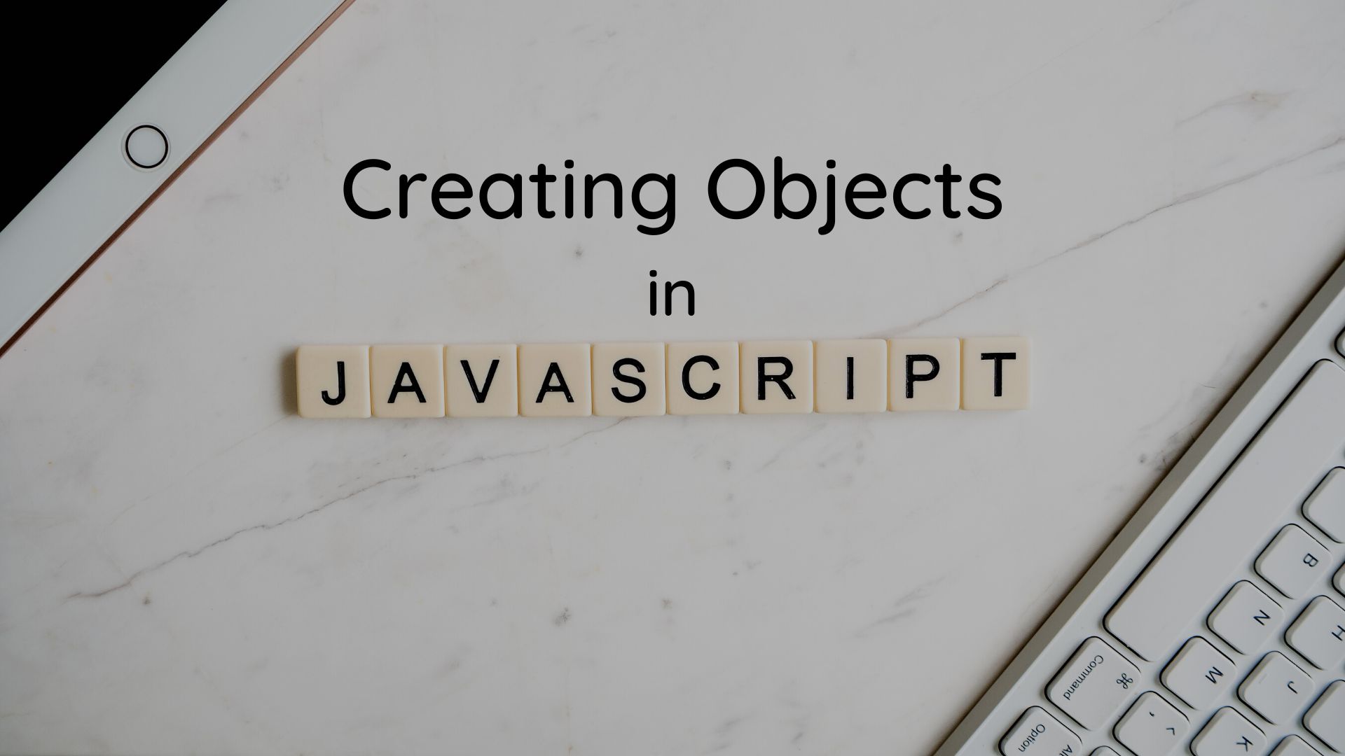 How To Construct An Object In Javascript